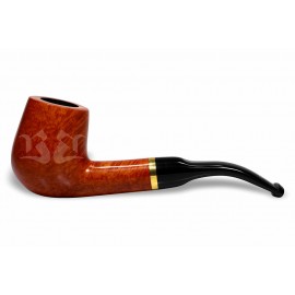 Cachimbo Bertoldi Maestro Briar Âmbar 9mm Anel Dourado